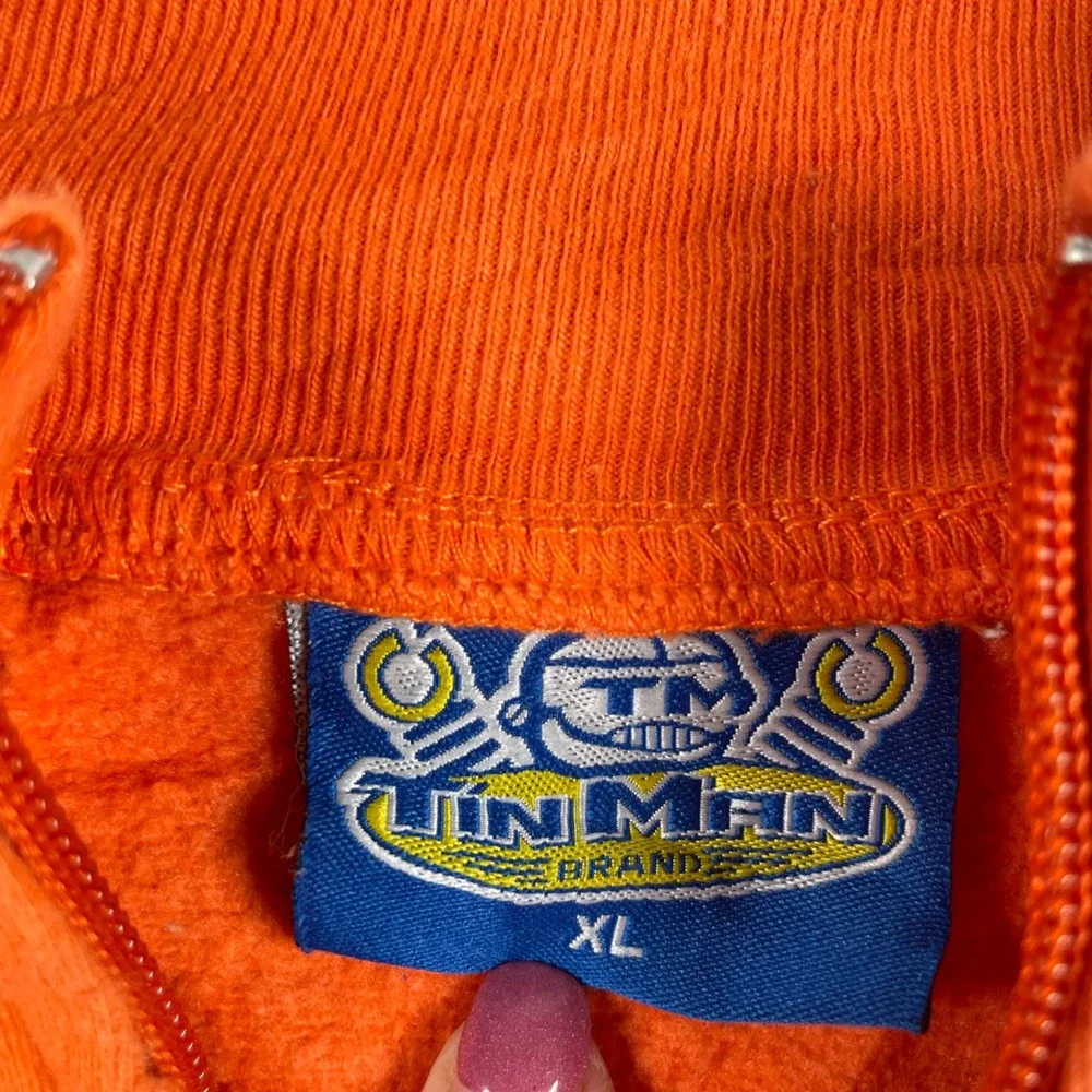 Vintage London Rugby Union Track Jacket‎ Full Zip Orange Mens XL